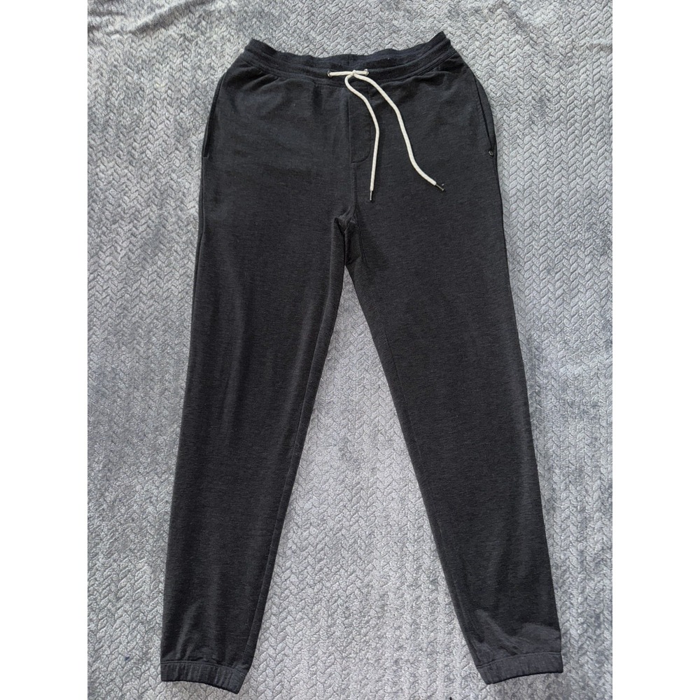 Vuori Ponto Mens Performance Pants Black Joggers Size Medium